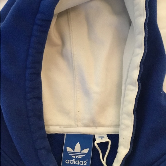 Adidas Men’s Small Royal Blue Pullover Hoodie - Picture 4 of 4